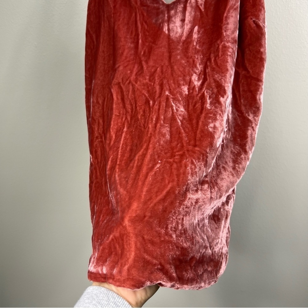 L'ACADEMIE Los Angeles blush pink velvet camisoles Sz S - Picture 7 of 8
